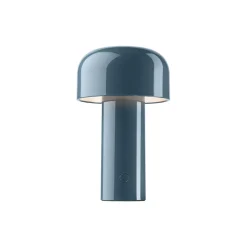 Bellhop bordlampe, clear blue