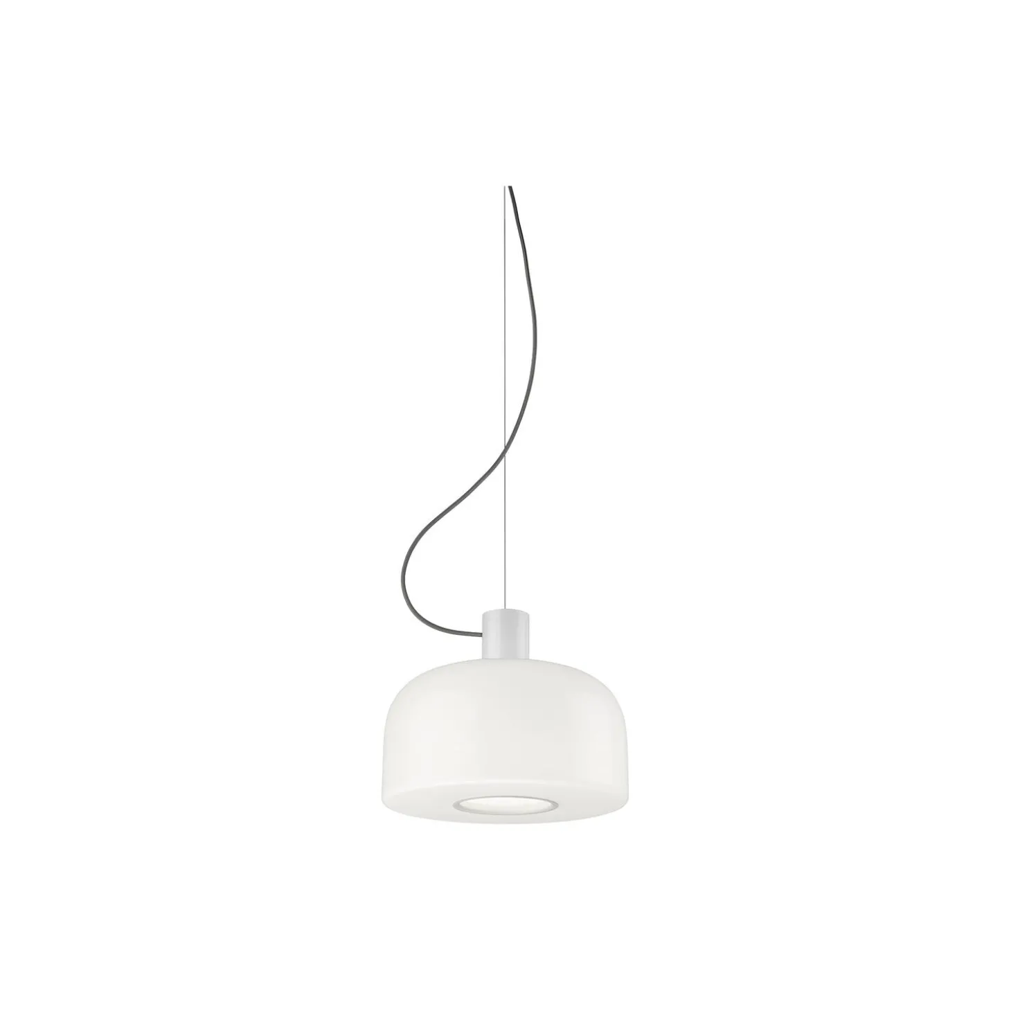 Bellhop Glass S1 Suspension Light, white
