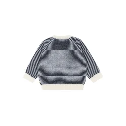 Berle Knit Sweater, ensign blue/buttercream