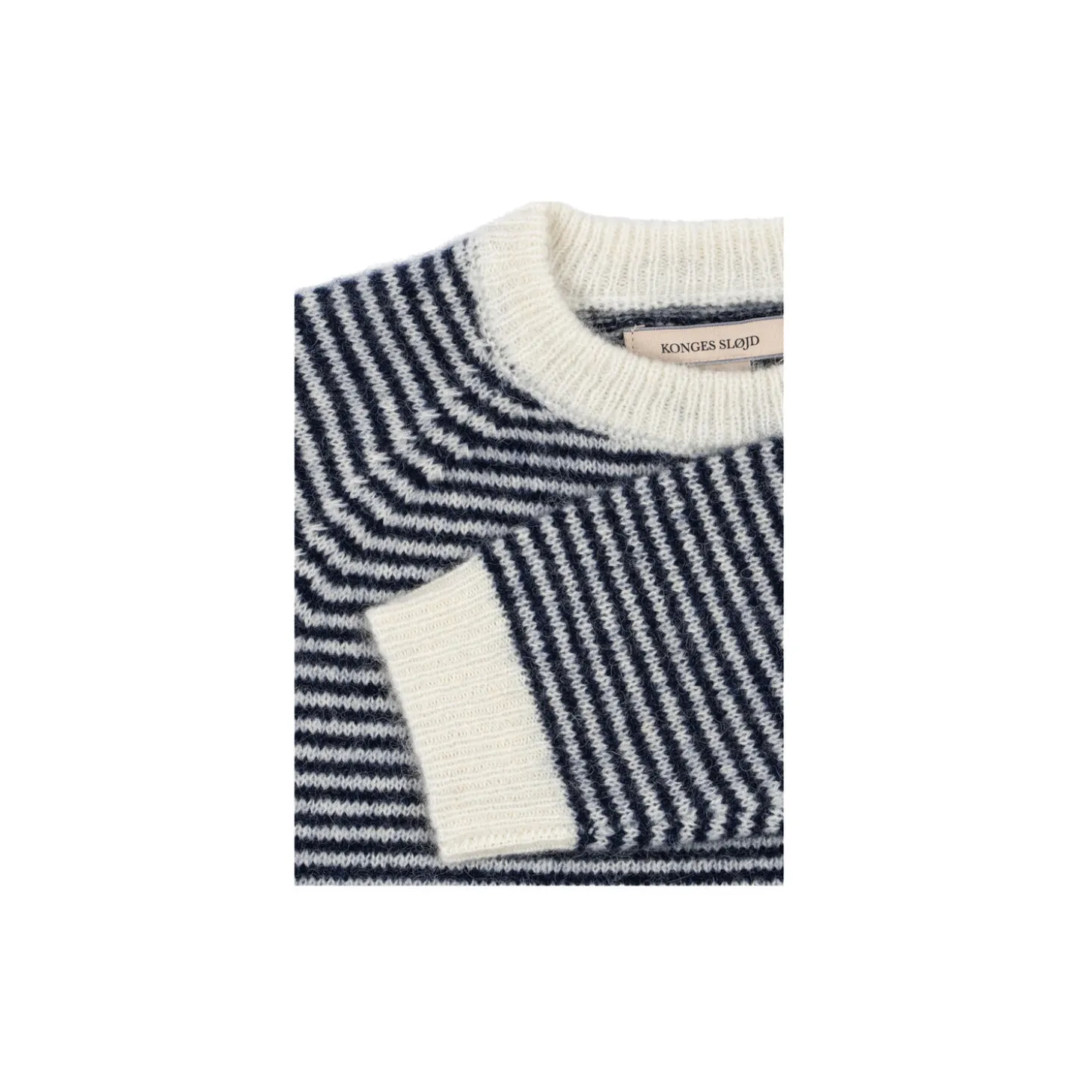 Berle Knit Sweater, ensign blue/buttercream