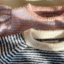 Berle Knit Sweater, ensign blue/buttercream