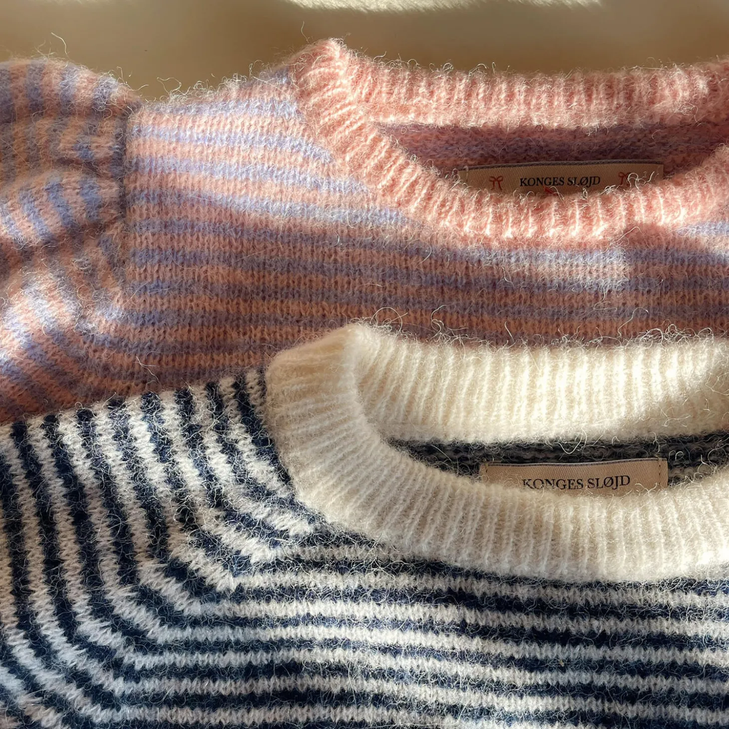 Berle Knit Sweater, ensign blue/buttercream