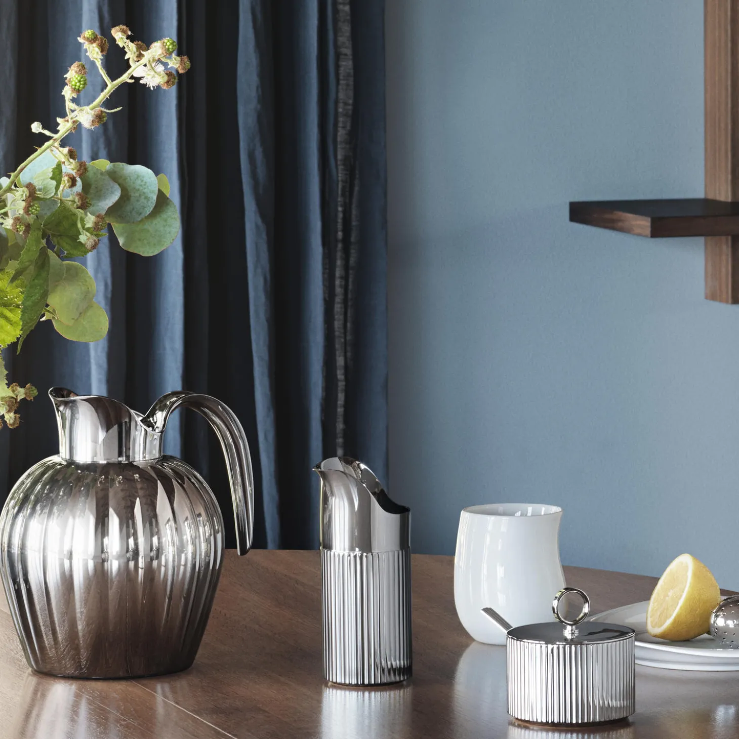 Bernadotte sukkerskål med ske