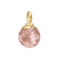 Berry Pendant M, gold/turmalin rose