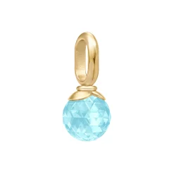 Berry Pendant S, gold/ice blue