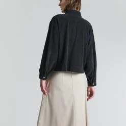 Berubetto kort jakke, pirate black