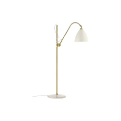 Bestlite BL3 M Floor Lamp, soft white semi matt/brass