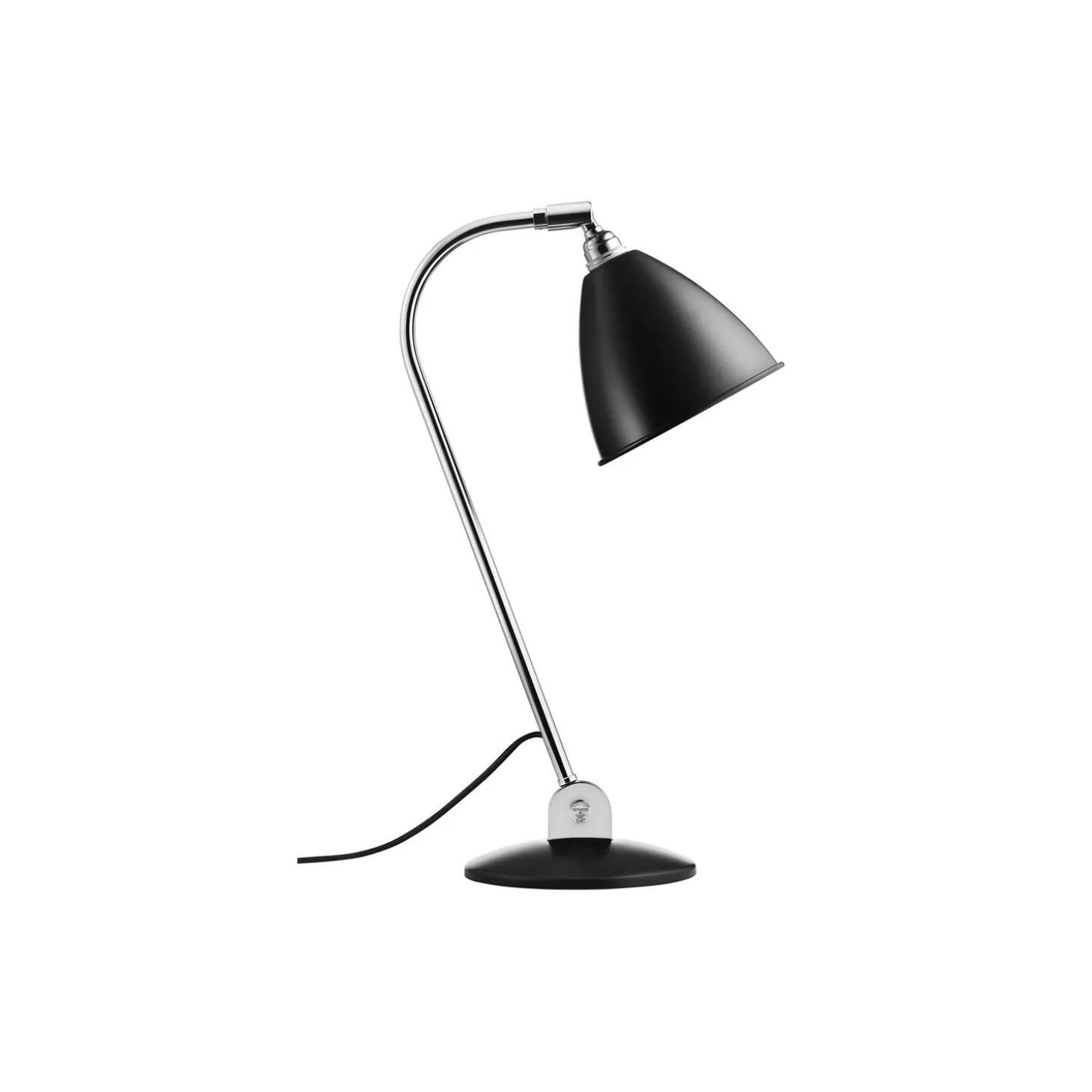 Bestlite BL2 Table Lamp, black semi matt/chrome