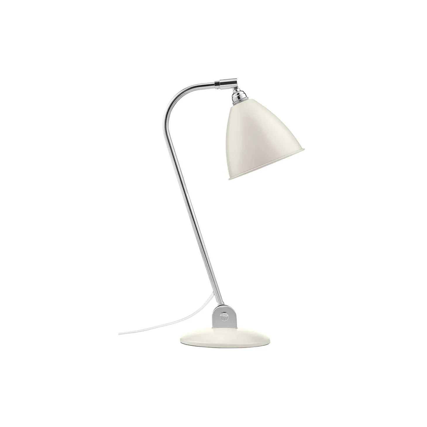Bestlite BL2 Table Lamp, soft white semi matt/chrome