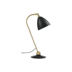 Bestlite BL2 Table Lamp, soft black semi matt/brass