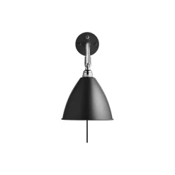 Bestlite BL7 Wall Lamp, black semi matt/chrome
