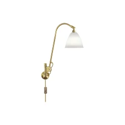 Bestlite BL6 Wall Lamp, bone china/brass