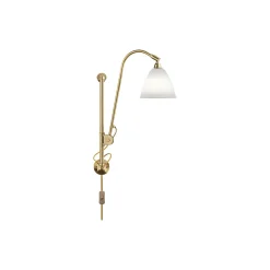 Bestlite BL5 Wall Lamp, bone china/brass