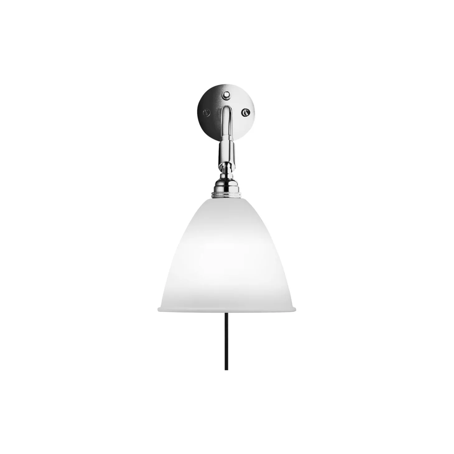Bestlite BL7 Wall Lamp, bone china/chrome