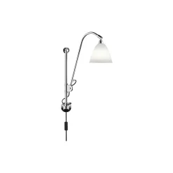 Bestlite BL5 Wall Lamp, bone china/chrome
