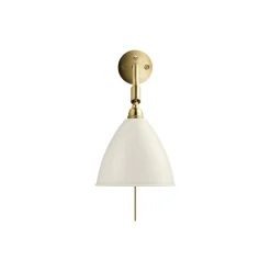 Bestlite BL7 Wall Lamp, soft white semi matt/brass