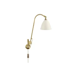 Bestlite BL6 Wall Lamp, soft white semi matt/brass