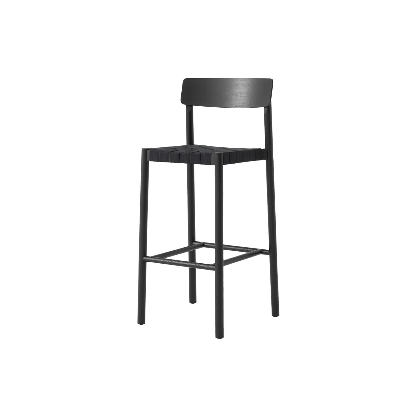 Betty TK15 Bar Chair, black lacquered ash/black