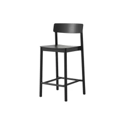 Betty TK13 Counter Chair, black lacquered ash/natural