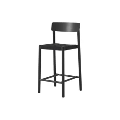 Betty TK12 Counter Chair, black lacquered ash/black
