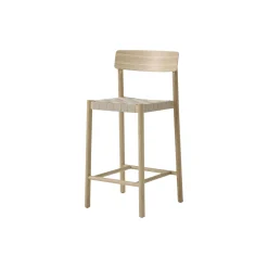Betty TK12 Counter Chair, lacquered oak/natural