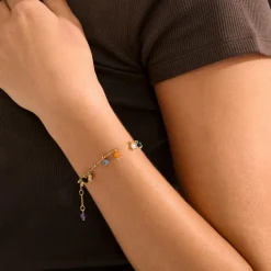 BETWEEN armbånd, guldbelagt