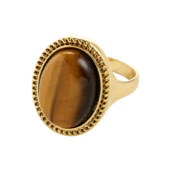 BETWEEN ring, guldbelagt