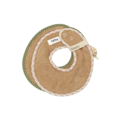 Bibi Bib 2-Pack, green check