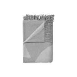 BIG LOTUS Throw, shades of grey