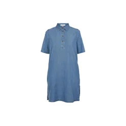 Bine Polo Dress, light blue