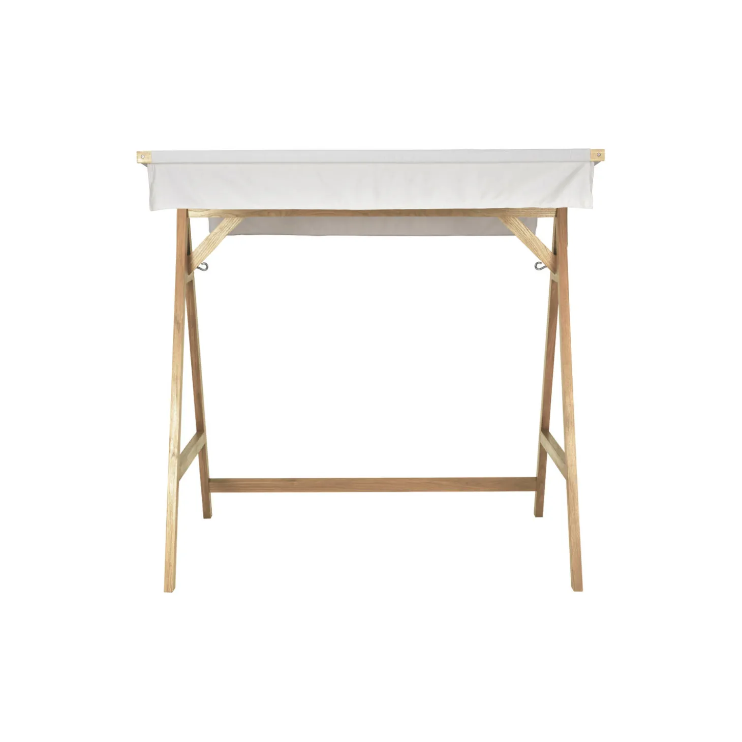 BK17 A-ramme til BK13 hængesofa, ubehandlet teak/canvas 5453