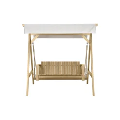 BK17 A-ramme til BK13 hængesofa, ubehandlet teak/canvas 5453