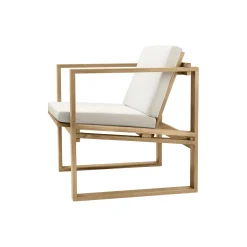 BK11 loungestol, ubehandlet teak