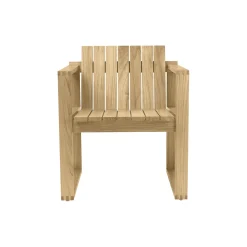 BK10 spisebordsstol, ubehandlet teak