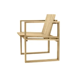 BK10 spisebordsstol, ubehandlet teak