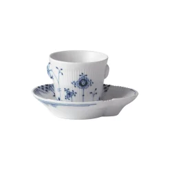 Blå Elements espressokop med underkop 9 cl