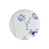 Blå Mega Riflet coupe tallerken Ø 23 cm