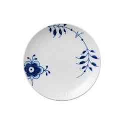 Blå Mega Riflet coupe tallerken Ø 19 cm