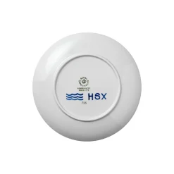 Blå Mega Riflet coupe tallerken Ø 27 cm