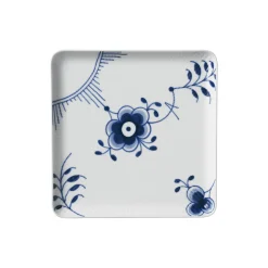 Blå Mega Riflet firkantet asiet 20 cm