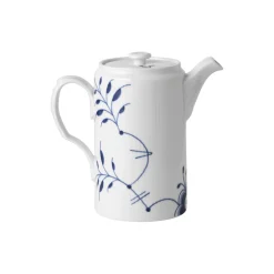 Blå Mega Riflet kande med låg 110 cl