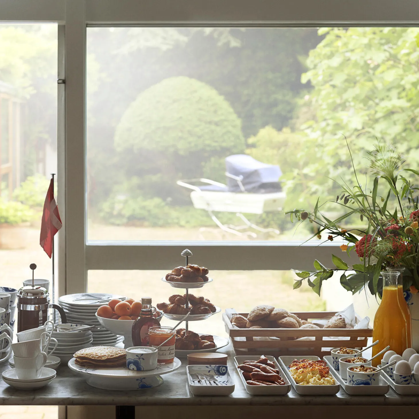 Blå Mega Riflet étagère