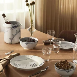 Blå Mega Riflet vinkøler 21,5 cm