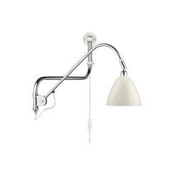 BL10 Wall Lamp, soft white semi matt/chrome