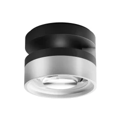 BLADE C1+ SLIM loftlampe, matt black/satin silver