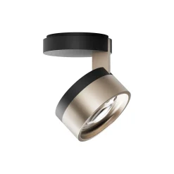 BLADE C1 SLIM loftlampe, matt black/satin gold