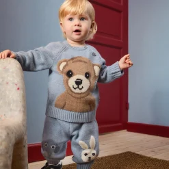 Bless cardigan, toy bear