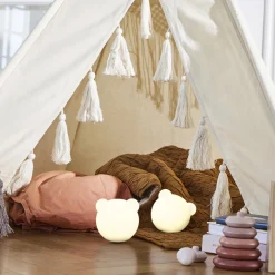 Blob blød lampe, white / moon grey