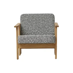 Block Lounge Chair, oak/zero
