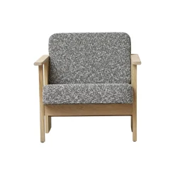 Block Lounge Chair, white oak/zero